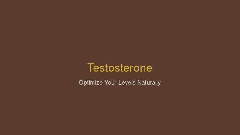 7 Natural Ways to Boost Testosterone (Science-Backed) featured image